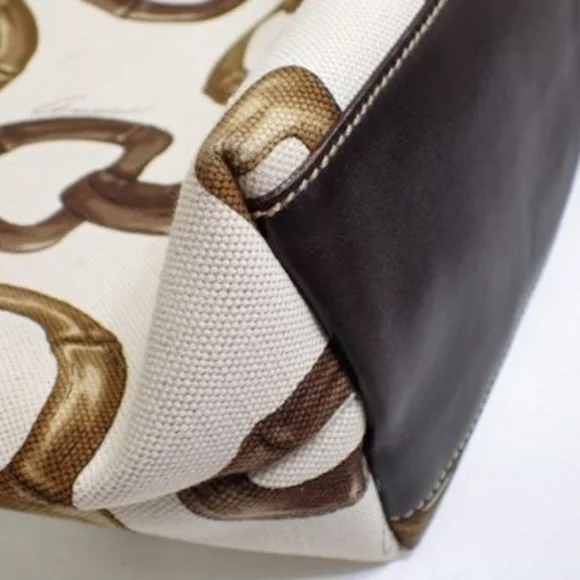 Authentic Gucci Canvas Tote Bag - Picture 8 of 13